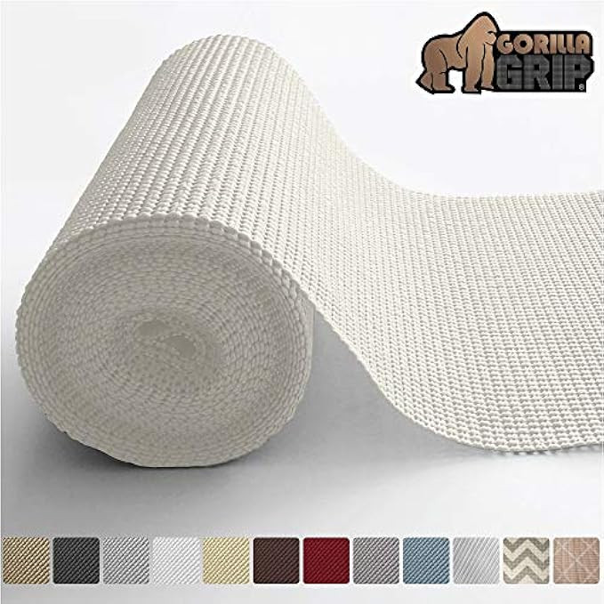 Gorilla Grip Original Drawer and Shelf Liner, Non Adhesive Roll (12" x 20' Size) Durable and Strong, | Amazon (US)