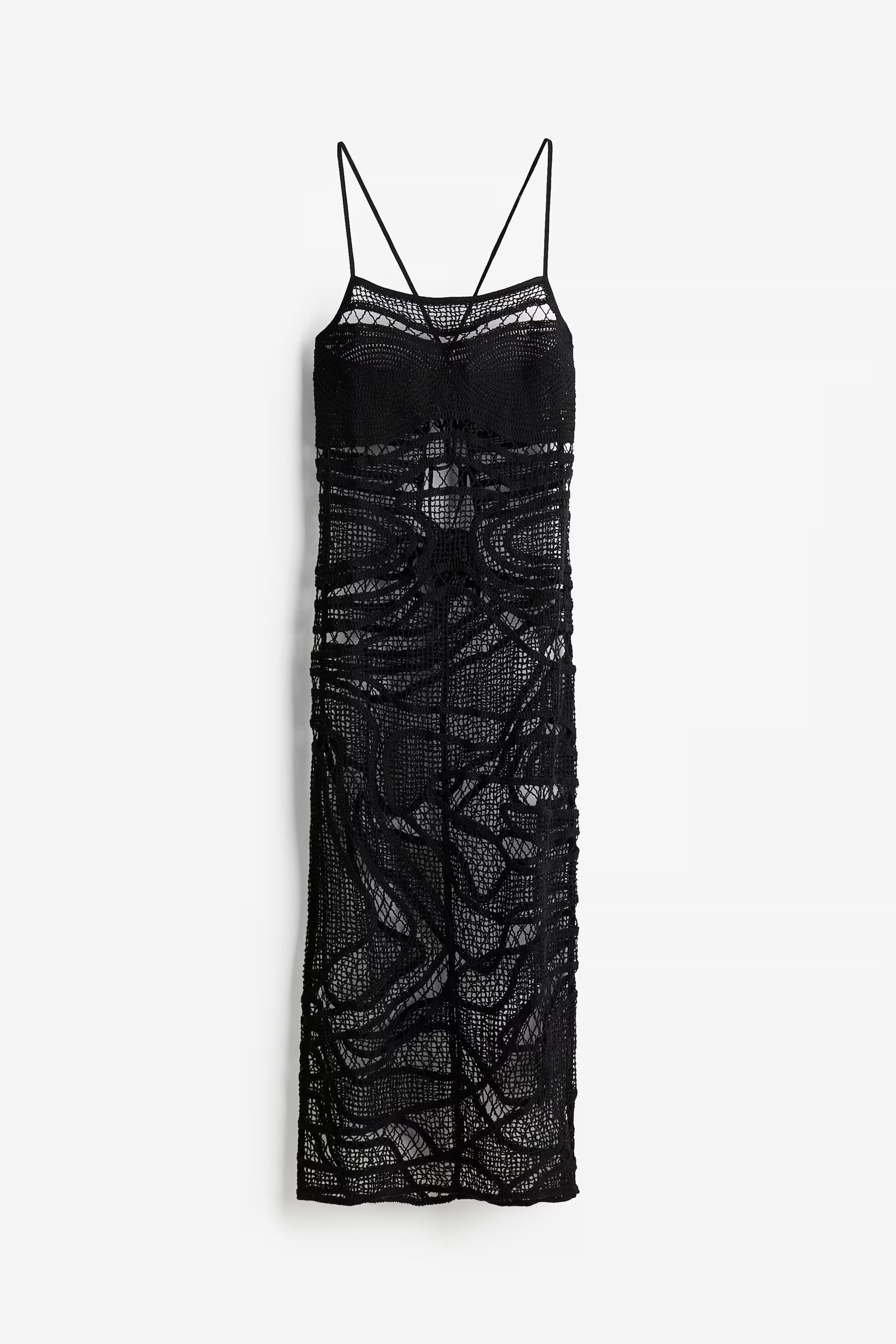 Tie-detail crochet-look dress | H&M (UK, MY, IN, SG, PH, TW, HK)