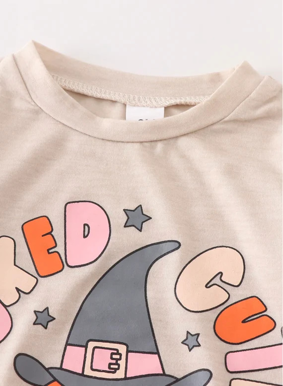 Latte Long Sleeve Halloween Onesie Romper  Wicked Cute Witchy - Etsy | Etsy (US)