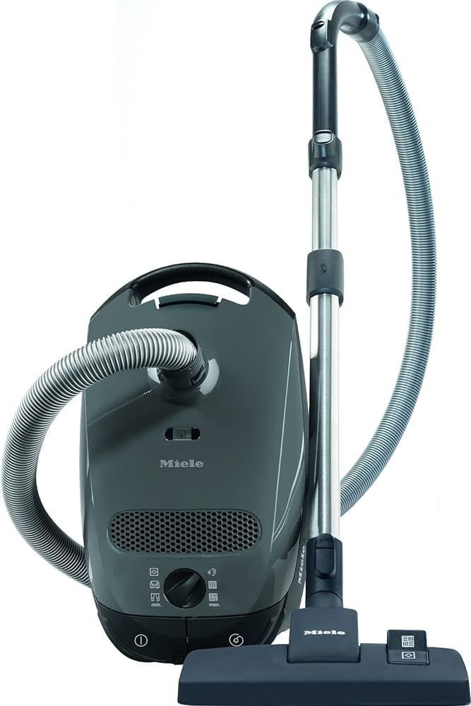 Miele Classic C1 Pure Suction Bagged Canister Vacuum, Graphite Grey - Portable, Household | Amazon (US)