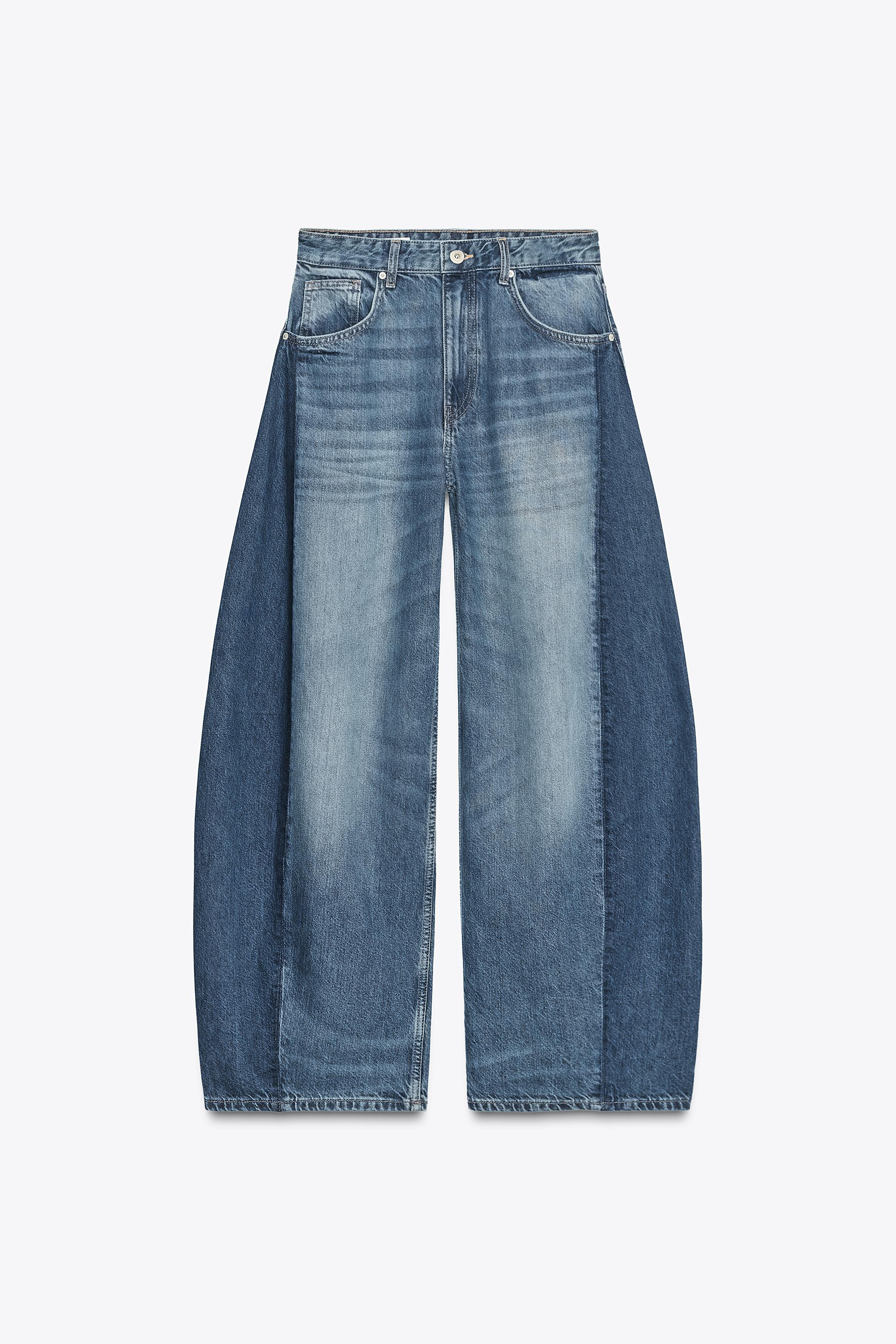 TRF OVERSIZE BALLOON HIGH WAIST JEANS | Zara US