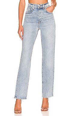 Cherie High Rise Straight in Merit | Revolve Clothing (Global)