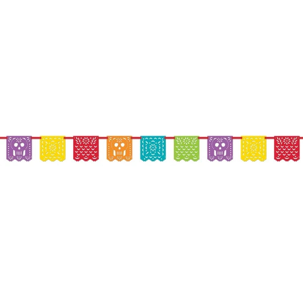 Papel Picado Mexican Fiesta Banner, 13ft | Walmart (US)