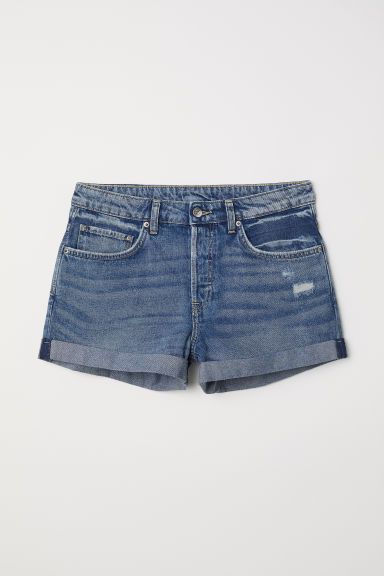 H & M - Denim Shorts Boyfriend - Blue | H&M (US + CA)