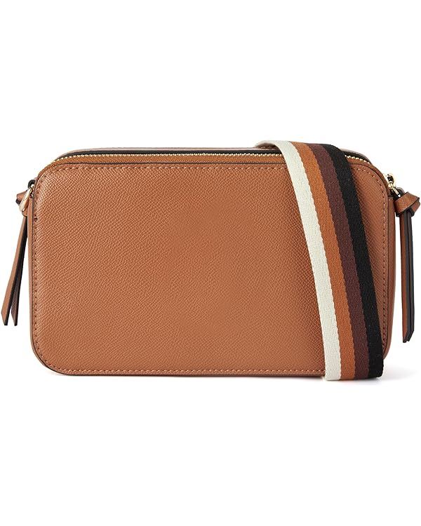 BOSTANTEN Crossbody Bags for Women Leather Snapshot Purses Shoulder Handbags with 2 Adjustable Wi... | Amazon (US)