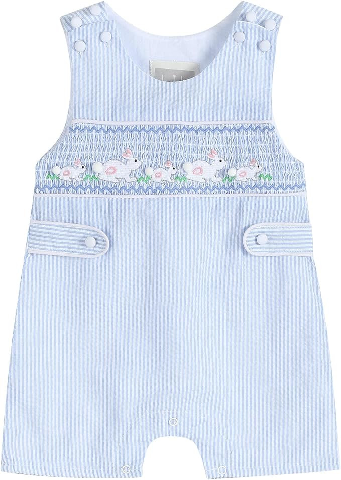 Boys Baby and Toddler Easter Bunny Shortalls | Amazon (US)