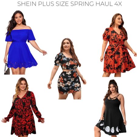 How cute are these Plus Size Spring Dresses from Shein? All of these are in a size 4X. There are two of these that were out of stock from my original video on Instagram so I linked very similar styles but these are also adorable and perfect for Spring. All of them are on sale too! #sheincurve #plussize #Springoutfits #Springdresses #4X

#LTKcurves #LTKSale #LTKunder50