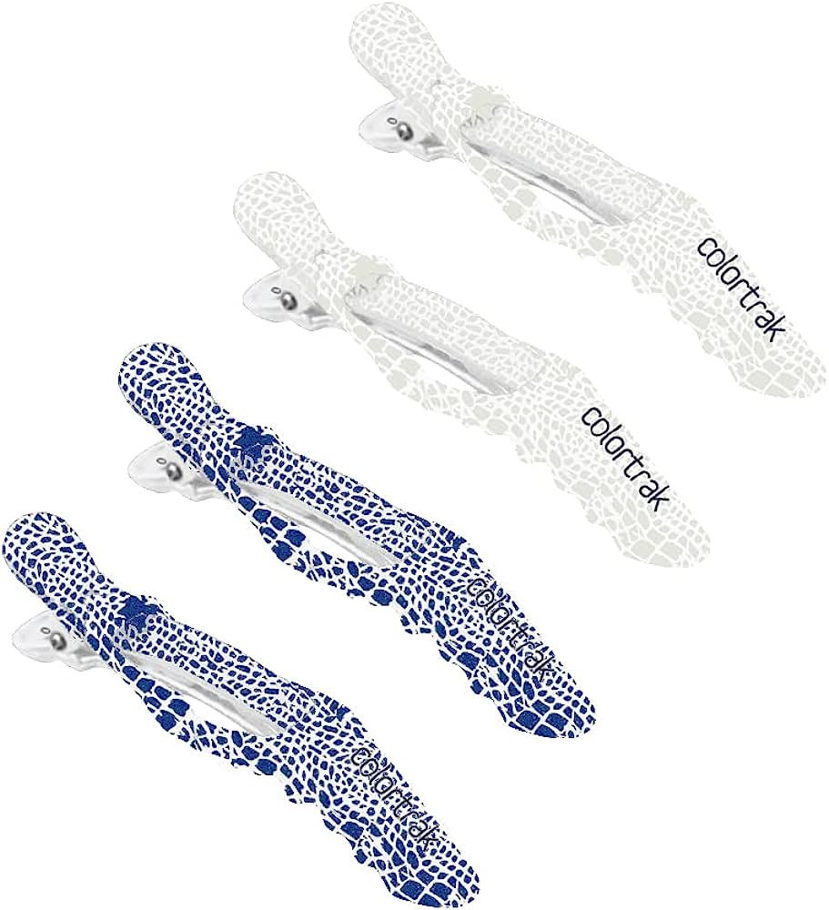 Colortrak Safari Chic Croc Clips, Holds Even the Smallest Sections in Place, Section Wet or Dry H... | Amazon (US)
