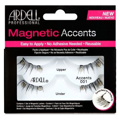 Ardell Accent 001 Magnetic Eyelashes Black - 1pr | Target