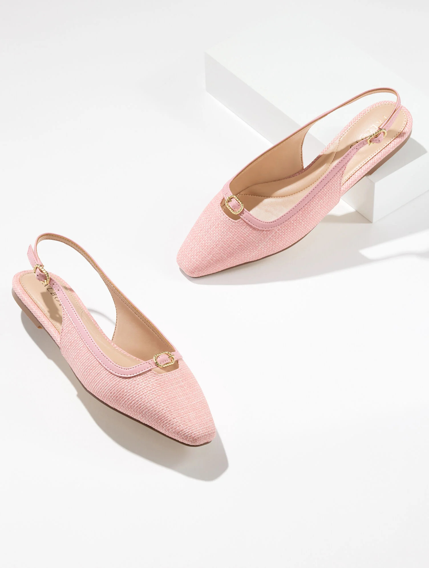 Whitley Raffia Slingback Mules - Cross-Dye | Talbots