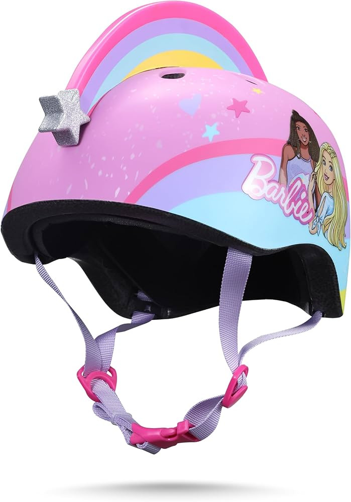Barbie Helmet for Kids, Boys and Girls, Ideal Safety for Cycling, Skateboarding, Scooters, Adjust... | Amazon (US)