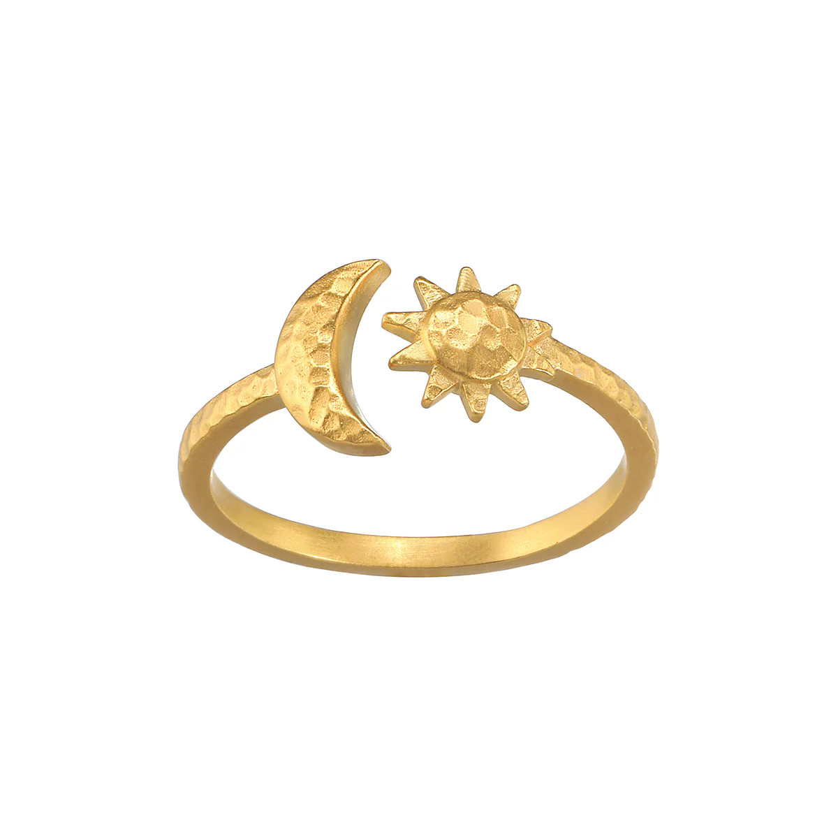 Illuminated Spirit Moon Sun Adjustable Ring | Satya Jewelry