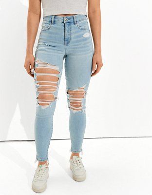 New
    
  
    AE Ne(x)t Level Ripped Curvy High-Waisted Jegging | American Eagle Outfitters (US & CA)