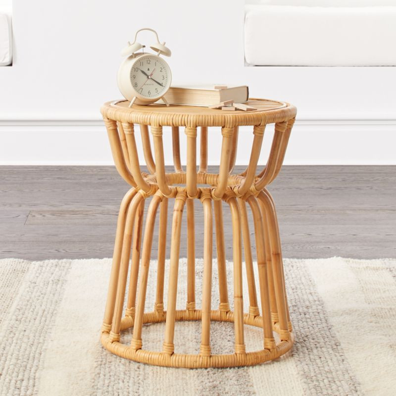 Kids Rattan Nightstand + Reviews | Crate and Barrel | Crate & Barrel