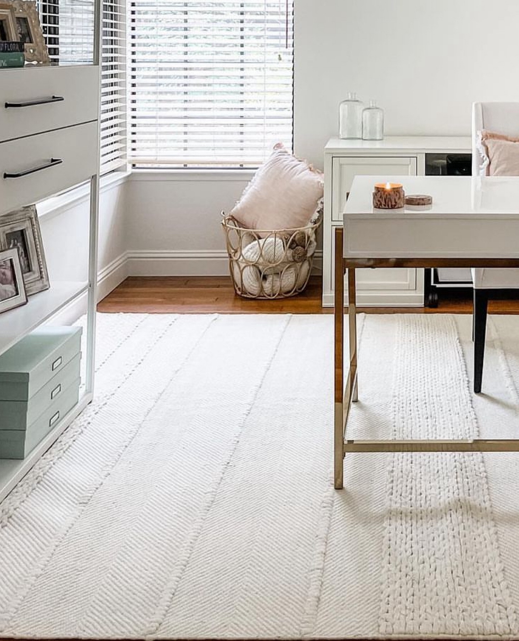 Here’s a closer look at my previous area rug that was in my home office. The braided detail is so pretty! I updated my rug because I wanted a desk chair on wheels and the braids made it a little tough rolling around 🤨😜 This rug is on sale!

#LTKHome #LTKSaleAlert