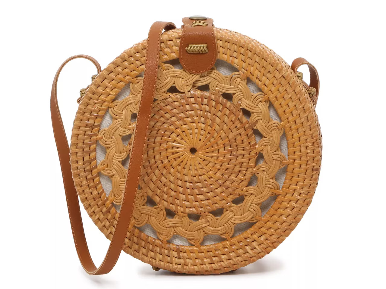 Crown Vintage Woven Circular Crossbody | DSW