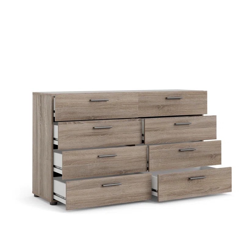 Farnhill 8 Drawer 55.12'' W Double Dresser | Wayfair North America
