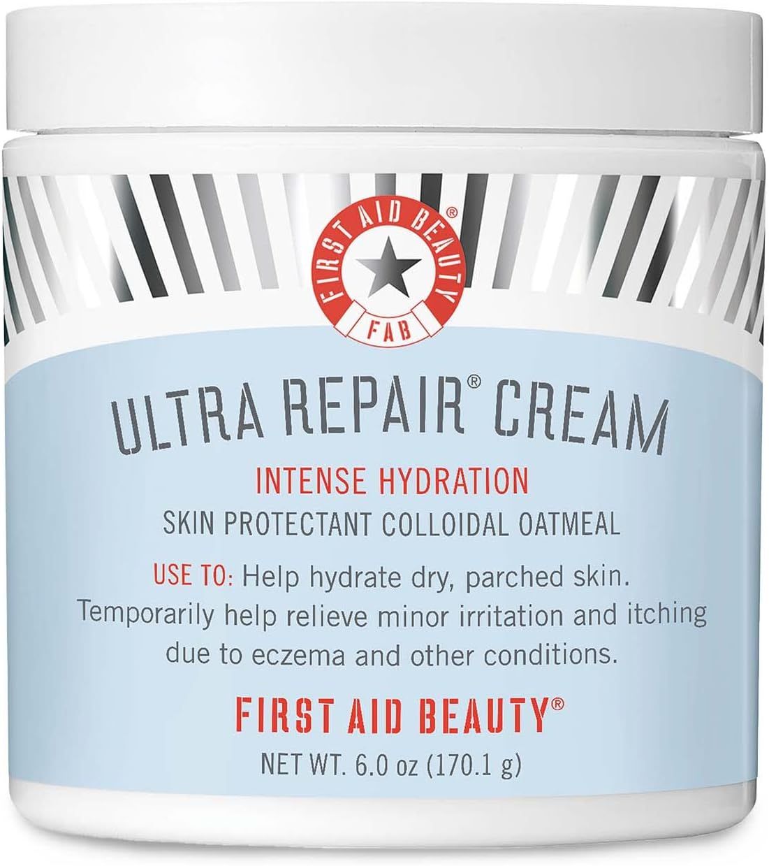 First Aid Beauty Ultra Repair Cream Intense Hydration Moisturizer for Face and Body – 6 oz. | Amazon (US)