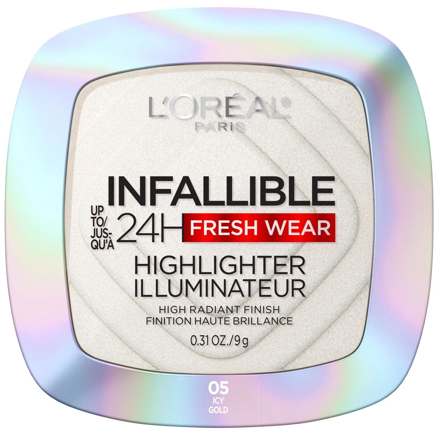 L'Oreal Paris Infallible up to 24HR Highlighter, Powder Formula, Icy Gold, 0.31 oz - Walmart.com | Walmart (US)