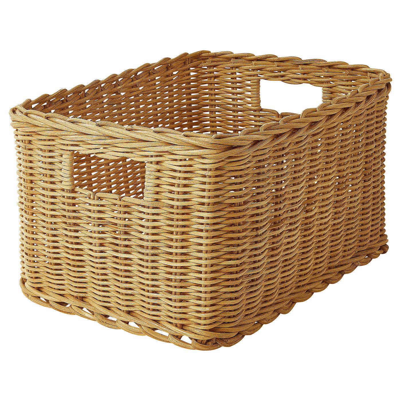 TRUMMIS Basket, handmade rattan, 9 ¾x13 ¾x7 ¾ " | IKEA US