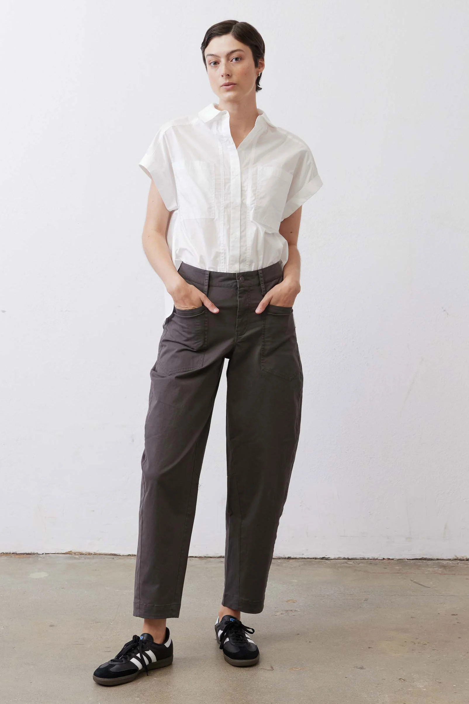 The Slouchy Soft Twill Pants | Ruti