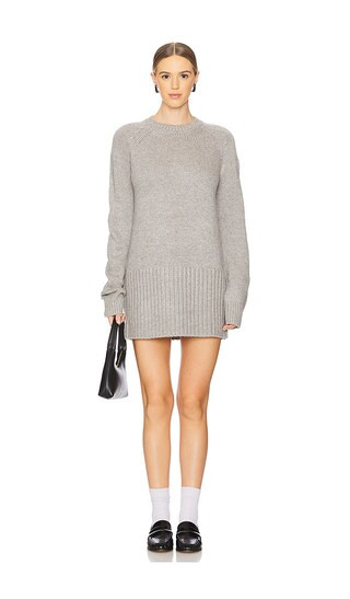 Rania Sweater Dress in Grey | Revolve Clothing (Global)