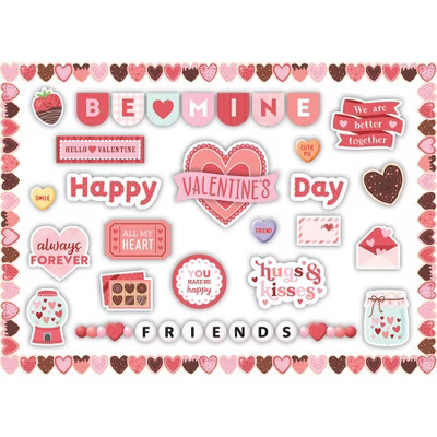 Teacher Created Resources® Valentine's Day Create & Decorate Quick Kit, 93 Pieces | Target