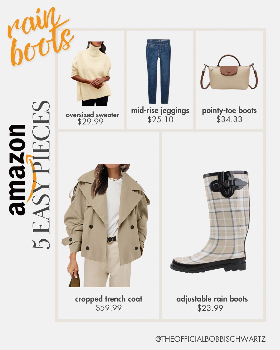 A look with rain boots 👢 🌧️ 

#LTKFindsUnder100 #LTKSpringSale #LTKFindsUnder50