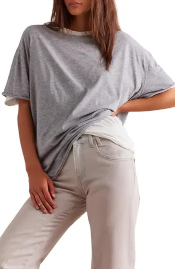 Free People Nina Crewneck Cotton T-Shirt | Nordstrom | Nordstrom