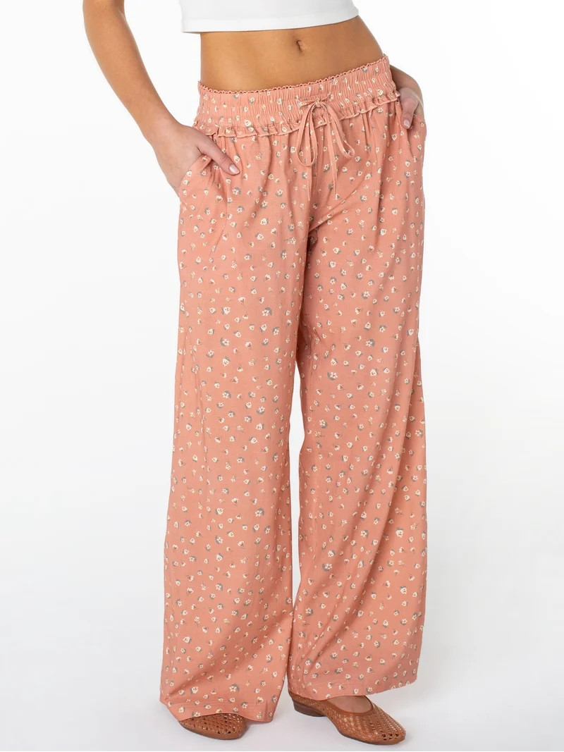 Celebrity Pink Women's Pull On Wide Leg Pant, Sizes XS-XXXL | Walmart (US)