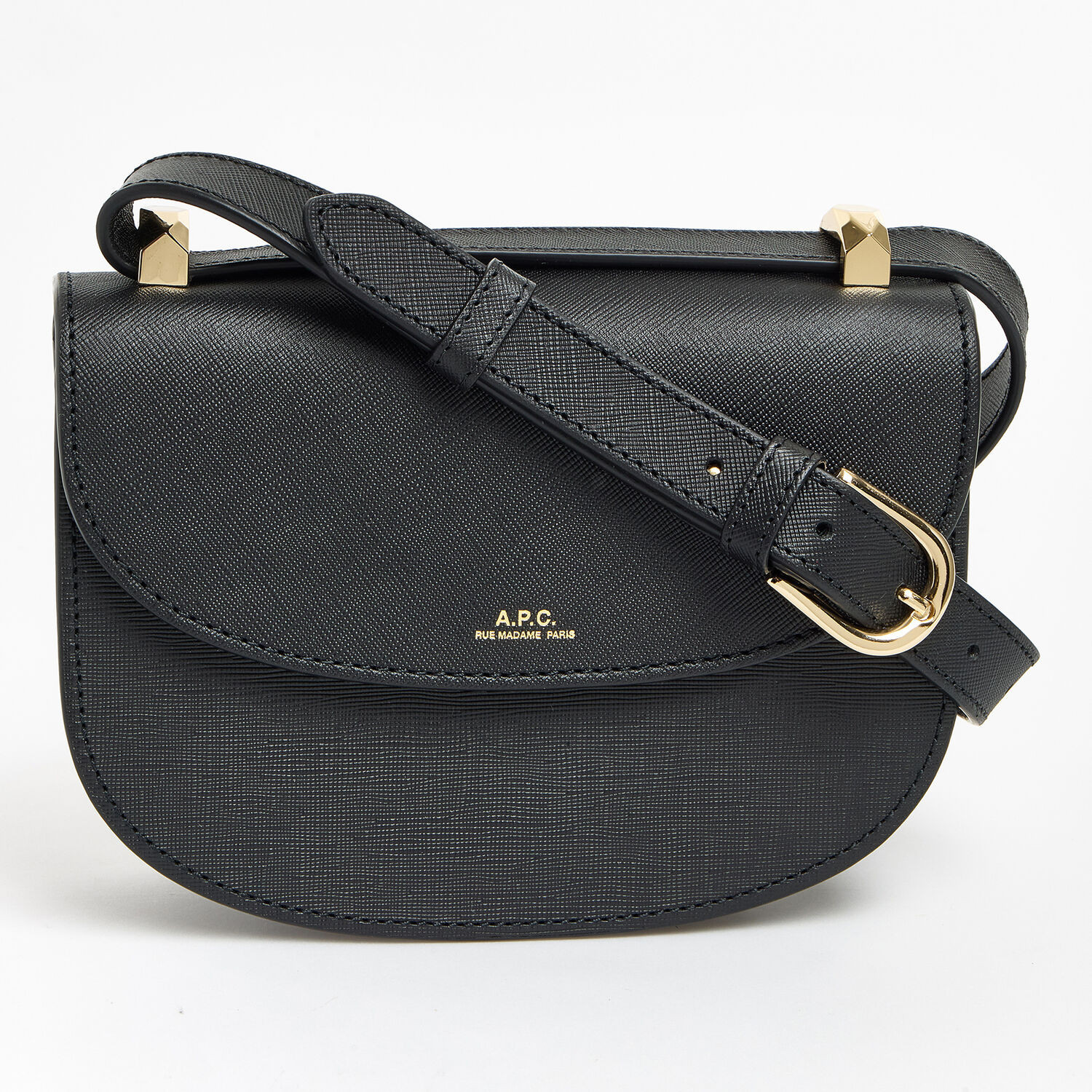 Black Leather Geneve Noir Crossbody Bag | TK Maxx