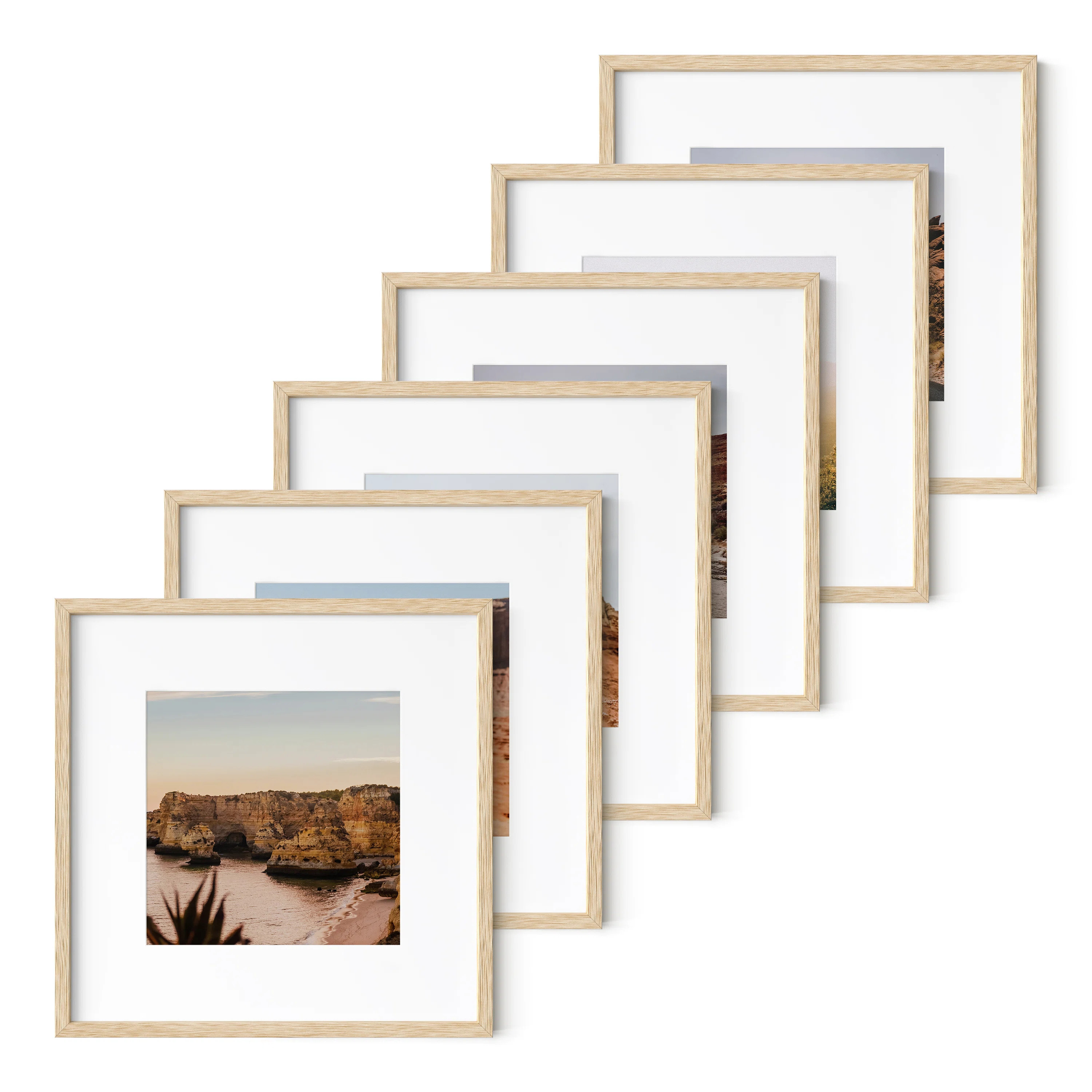 Wood Picture Frame - Set of 6 (Set of 6) | Wayfair North America