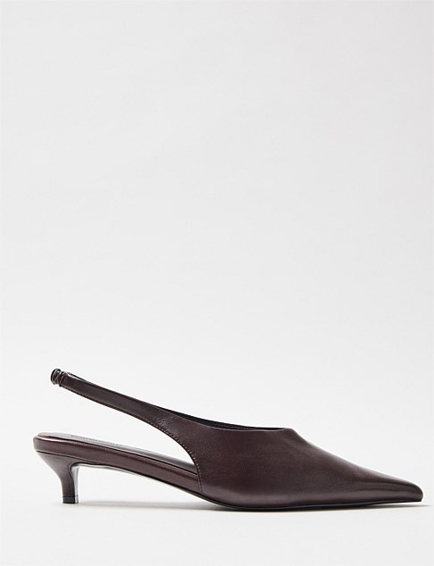 Commonry Camilla Leather Slingback | David Jones | David Jones (Australia & New Zealand)
