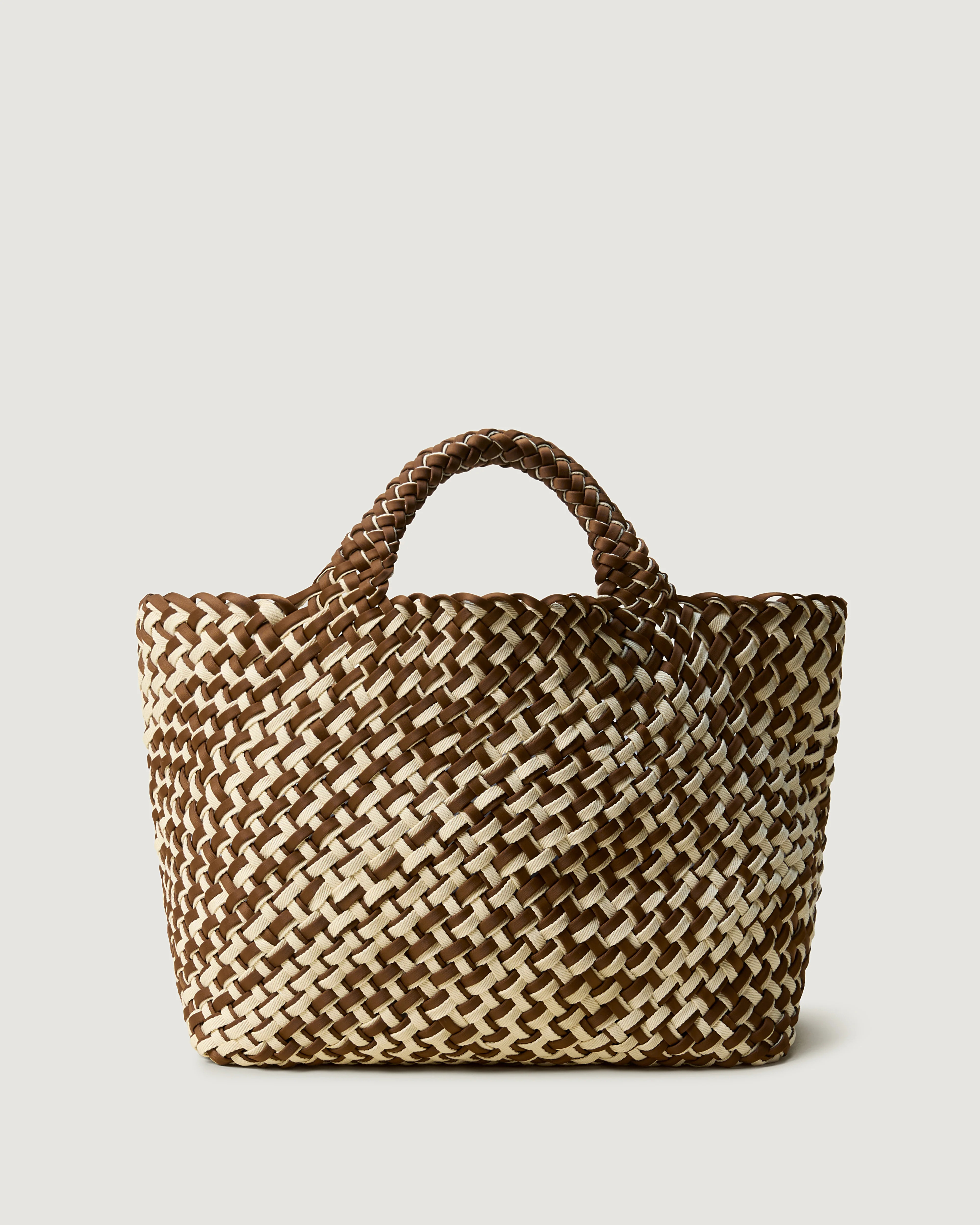 St. Barths Medium Tote Double Weave | Carmel | Naghedi