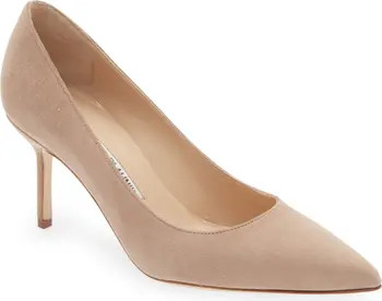 Manolo Blahnik BB Pointed Toe Pump (Women) | Nordstrom | Nordstrom