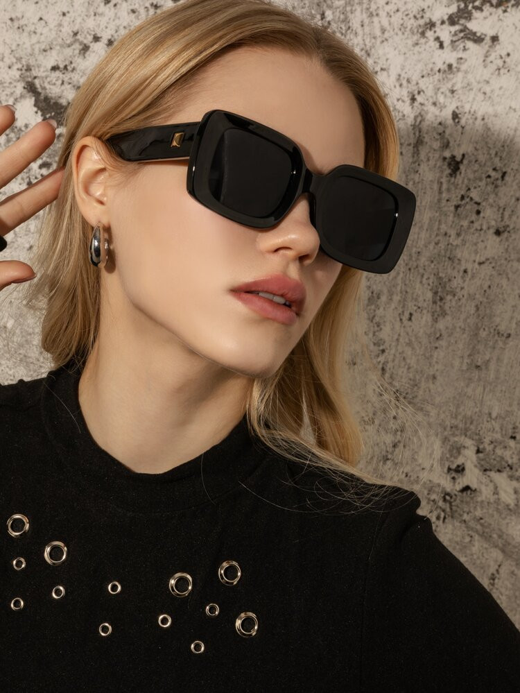 Square Frame Fashion Glasses | SHEIN