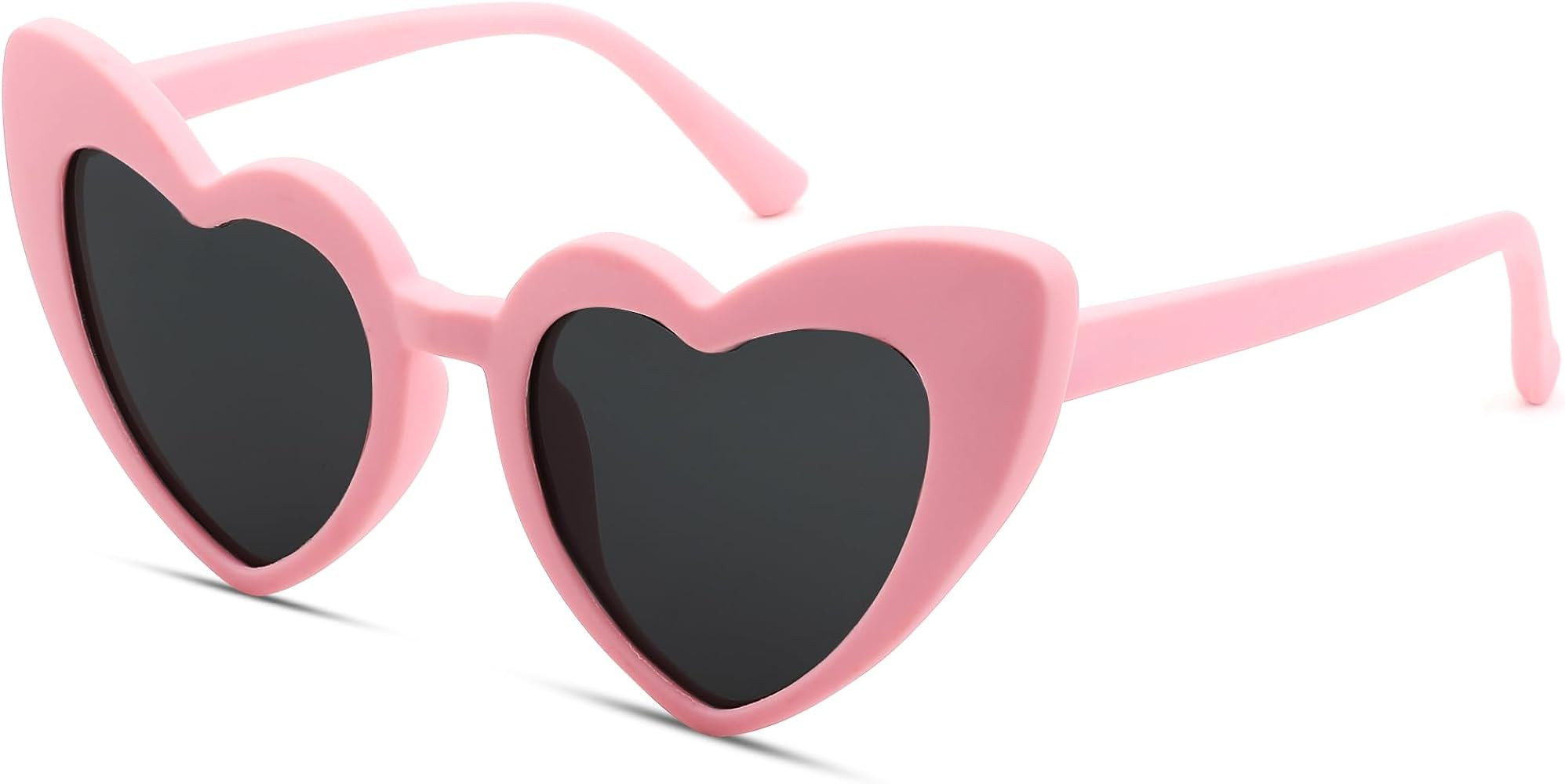 LA SUNGGO Heart Toddler Sunglasses, Polarized Bendable Flexible Kids Sunglasses for Girls Age 3-1... | Amazon (US)