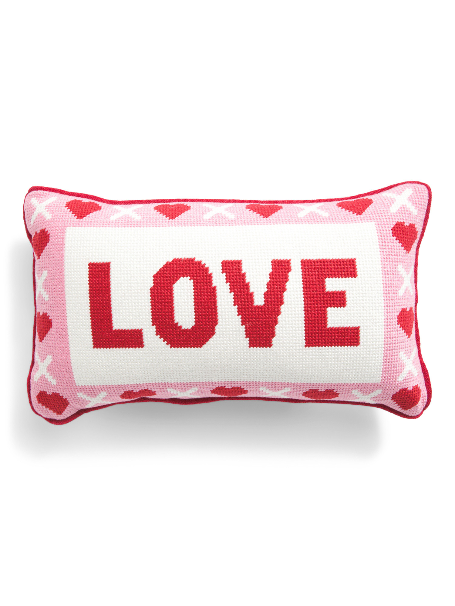 9x15 Love Hearts Needlepoint Pillow | Throw Pillows | Marshalls | Marshalls