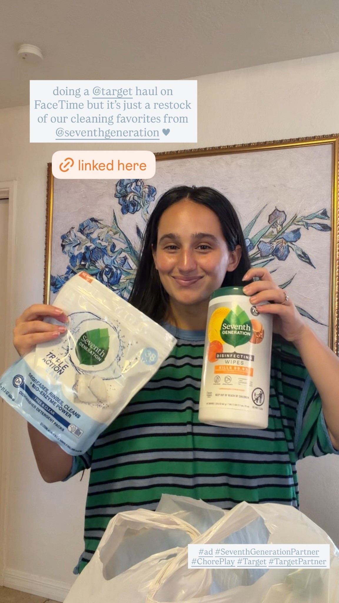 #SeventhGenerationPartner #TargetPartner #AD Not mad about not doing chores for six weeks but we were due for a restock on our @seventhgeneration products available @Target. Seventh Generation Triple Action Clean dishwasher packs cut grease, rinses clean, and tackle my toughest messes. #ChorePlay #Target @shop.ltk #liketkit