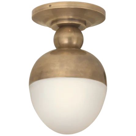 Visual Comfort Thomas O'Brien Clark 1 - Light Semi Flush Mount | Wayfair North America