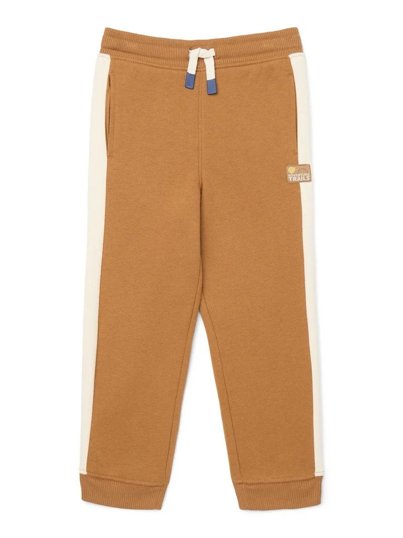 Wonder Nation Little Boys Fleece Jogger Sweatpants, Sizes 4-10 | Walmart (US)