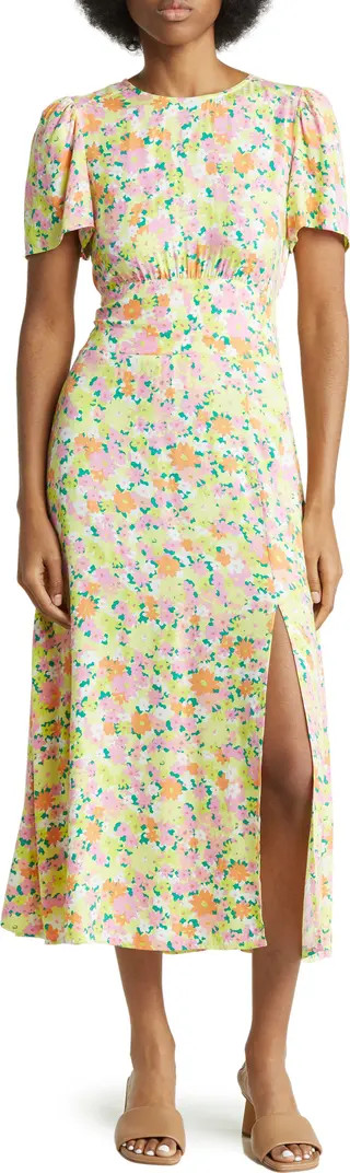 Jamie Print Open Back Short Sleeve Dress | Nordstrom Rack