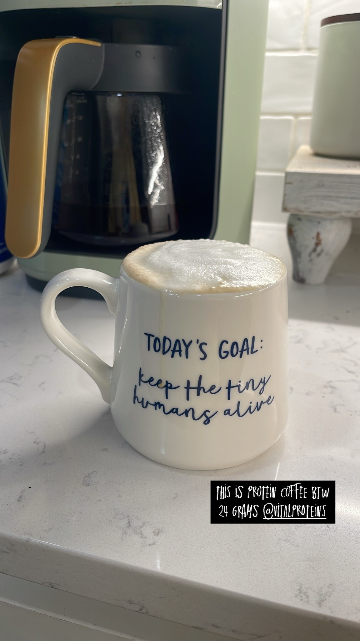 Obsessed with my protein coffee in the mornings!