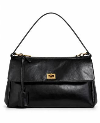 8 Other Reasons Locked in Traveler Faux Leather Turn-Lock Closure Shoulder Bag - Red | Macy's
