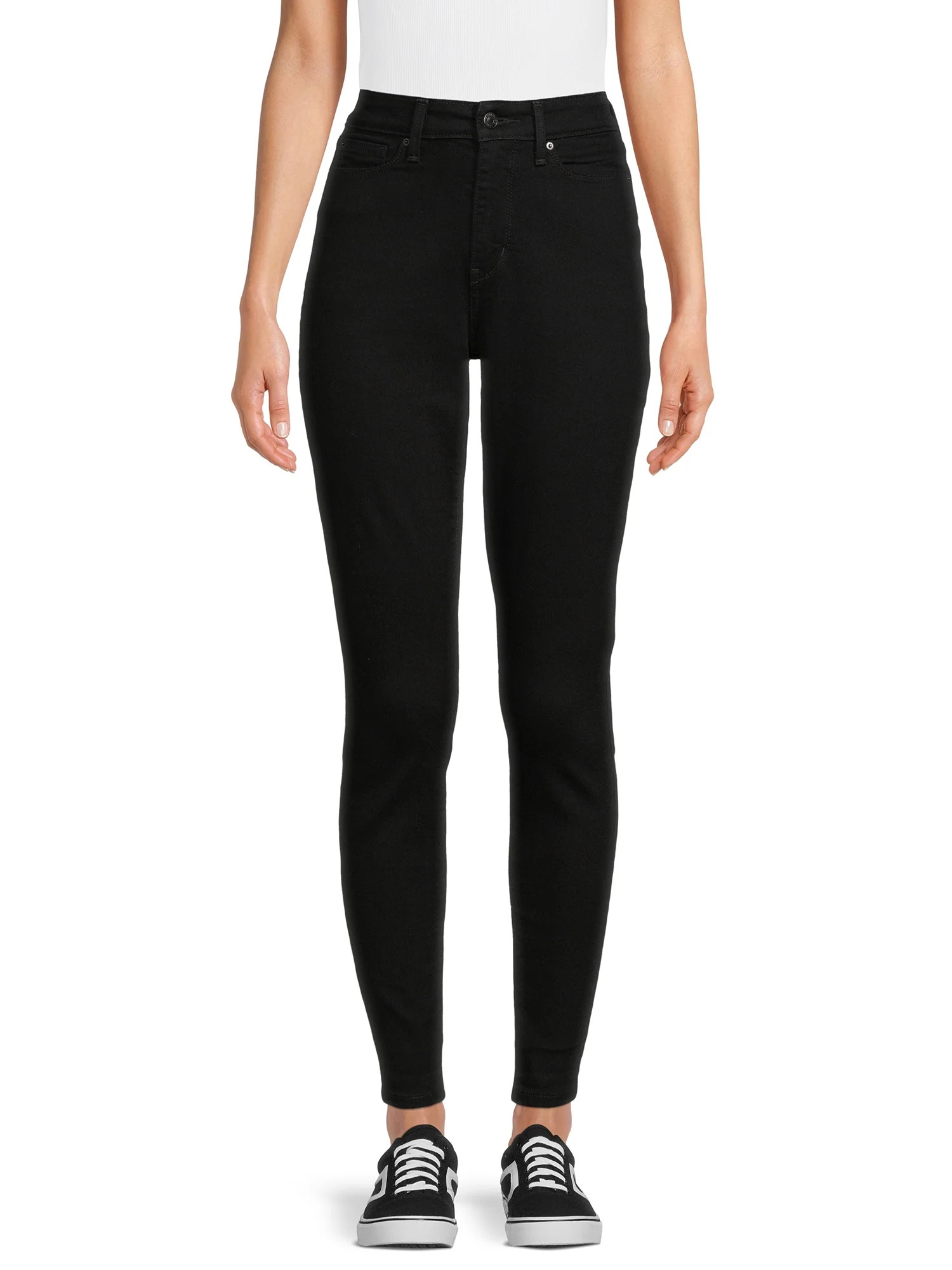 Signature by Levi Strauss & Co. Women's High Rise Skinny Jeans - Walmart.com | Walmart (US)