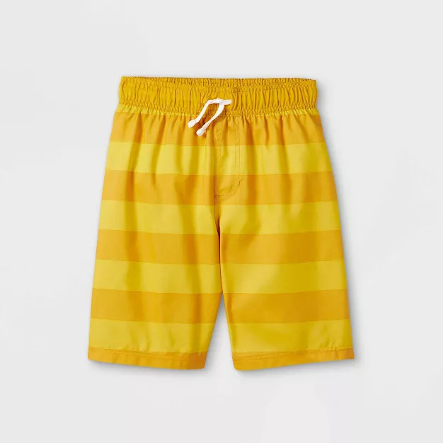 Boys' Striped Volley Swim Trunks - Cat & Jack™ | Target