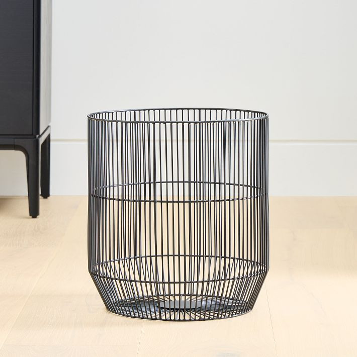 Fine Line Metal Round Baskets | West Elm (US)
