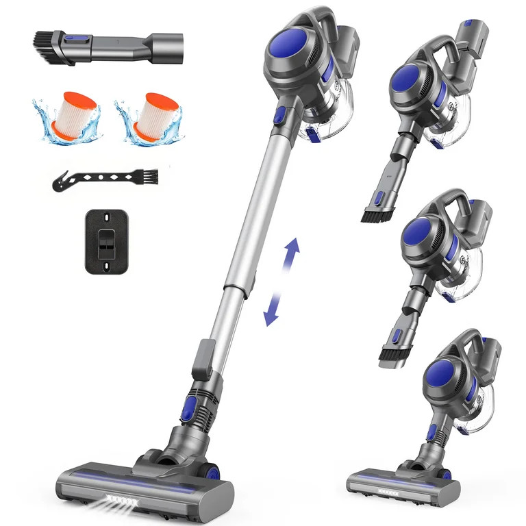 MOOSOO Cordless Stick Vacuum Cleaner Lightweight for Carpet Floor Pet Hair Home XL-618A - Walmart... | Walmart (US)