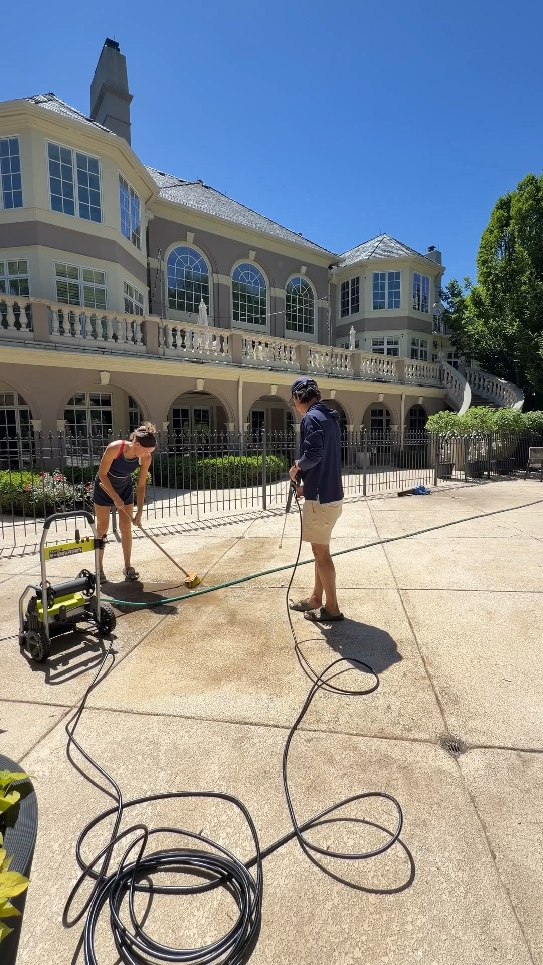 It’s that time of year and we are opening the pool☀️ Breaking out the power washer and it’s literally so satisfying could do this all day😂

#LTKdayinmylife #LTKSeasonal #LTKHome