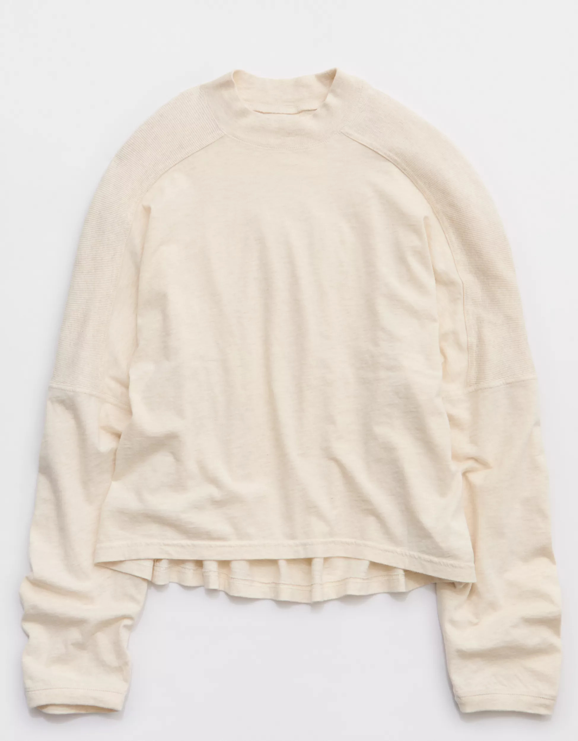 Aerie Cozy Mock-Neck T-Shirt | Aerie